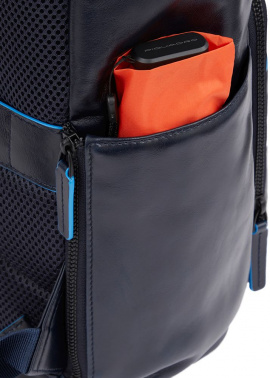 Рюкзак Piquadro Blue Square Revamp CA6104B2V/N черный кожа