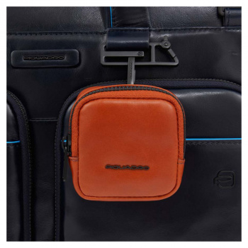 Деловая сумка Piquadro Blue Square Revamp CA6105B2V/BLU с отделением для ноутбука 14