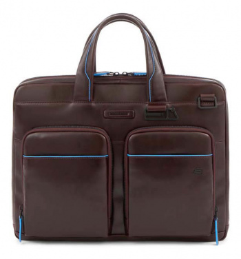 Деловая сумка Piquadro Blue Square Revamp CA6105B2V/MO с отделением для ноутбука 14