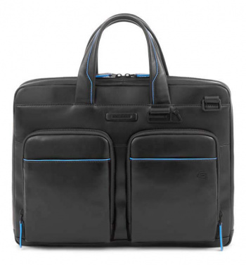 Деловая сумка Piquadro Blue Square Revamp CA6105B2V/N с отделением для ноутбука 14
