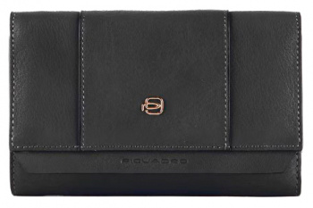 Кошелек женский Piquadro Circle PD5216W92R/N черный натур.кожа