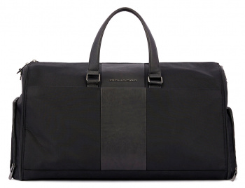 Сумка дорожная Piquadro Brief2 PA6147BR2/N черная нейлон/натур.кожа