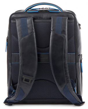 Рюкзак мужской Piquadro Blue Square Revamp CA4818B2V/N черный кожа