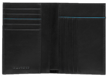 Кошелек мужской Piquadro Blue Square Revamp PU1393B2VR/N черный натур.кожа