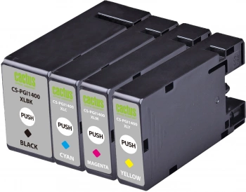 Картридж струйный Cactus CS-PGI1400BK/C/M/Y