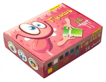 Гуашь Silwerhof Монстрики 12цв. бан. 20мл. картон.кор.