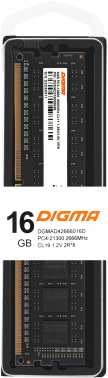 Память DDR4 16Gb 2666MHz Digma  DGMAD42666016D