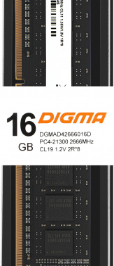 Память DDR4 16Gb 2666MHz Digma  DGMAD42666016D