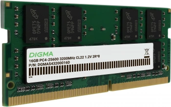 Память DDR4 16Gb 3200MHz Digma  DGMAS43200016D