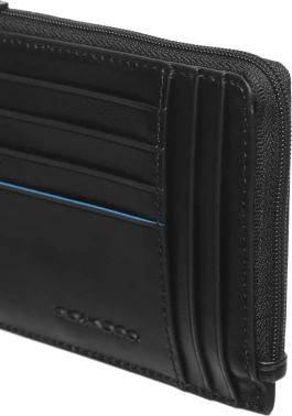 Портмоне Piquadro Blue Square Revamp PU1243B2VR/N черный натур.кожа