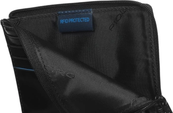 Портмоне Piquadro Blue Square Revamp PU1243B2VR/N черный натур.кожа