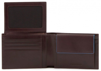 Кошелек мужской Piquadro Blue Square Revamp PU1392B2VR/MO коричневый натур.кожа