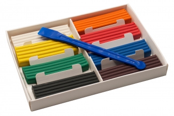 Пластилин Silwerhof Монстрики 8цв. 120гр. стек 1шт картон.кор.