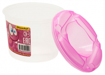 Стакан-непроливайка Silwerhof Монстрики одинарный пластик цв.ассорт.