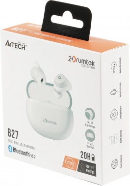 Гарнитура внутриканальные A4Tech 2Drumtek B27 TWS