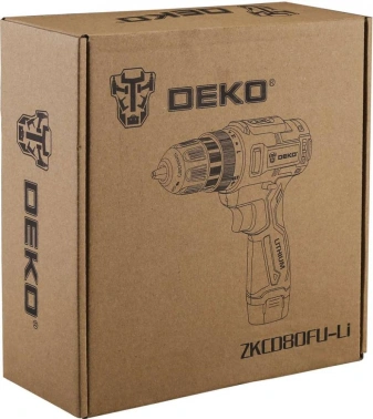Дрель-шуруповерт Deko ZKCD80FU-Li SET 1