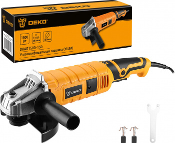 Углошлифовальная машина Deko DKAG1500-150