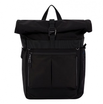 Рюкзак Piquadro Arne CA5997S125L/N роллтоп черный нейлон/полиэстер