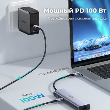 Порт-репликатор Ugreen CM512