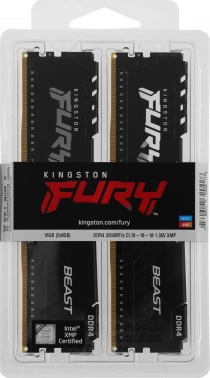 Память DDR4 2x8GB 3200MHz Kingston  KF432C16BBK2/16-SP