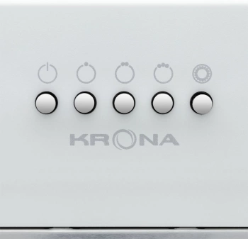 Вытяжка встраиваемая Krona Luisa 600 White PB