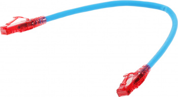 Патч-корд Hyperline PC-LPM-UTP-RJ45-RJ45-C5e-0.3M-LSZH-BL