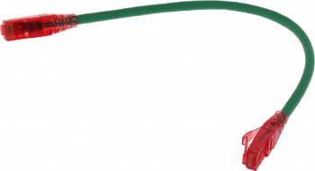 Патч-корд Hyperline PC-LPM-UTP-RJ45-RJ45-C5e-0.3M-LSZH-GN