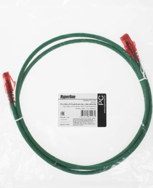 Патч-корд Hyperline PC-LPM-UTP-RJ45-RJ45-C5e-1.5M-LSZH-GN