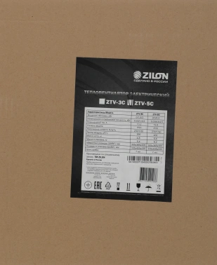 Тепловая пушка электрическая Zilon Суховей ZTV-5C