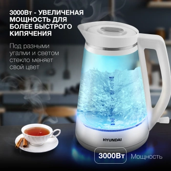 Чайник электрический Hyundai HYK-G3037