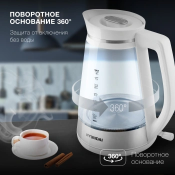 Чайник электрический Hyundai HYK-G3037