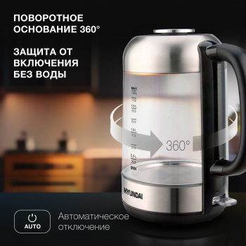 Чайник электрический Hyundai HYK-G4034