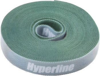 Хомут-липучка Hyperline WASNR-5X16-GN 5000x16мм (упак:1шт) полиамид зеленый