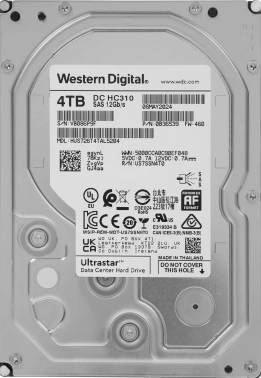 Жесткий диск WD SAS 3.0 4TB 0B36048/0B36539  HUS726T4TAL5204