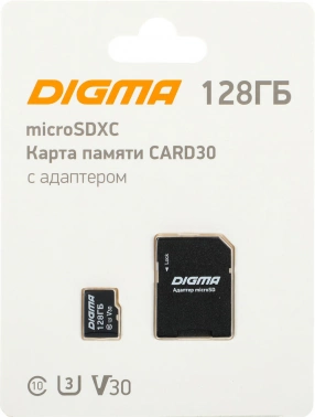 Флеш карта microSDXC 128GB Digma  CARD30