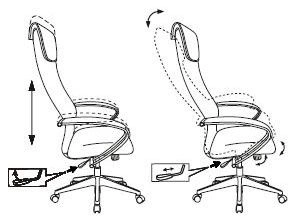 Кресло эргономичное Бюрократ  CH-607