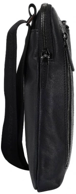 Сумка мужская Piquadro Black Square CA1816B3/N черная натур.кожа