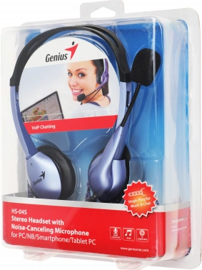 Наушники с микрофоном Genius HS-04S