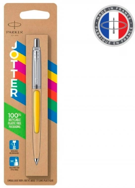 Ручка шариков. Parker Jotter Originals (2076056) Yellow CT M син. черн. блистер