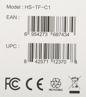 Флеш карта microSDXC 256GB Hikvision  HS-TF-C1(STD)/256G/Adapter