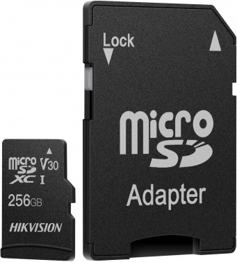 Флеш карта microSDXC 256GB Hikvision  HS-TF-C1(STD)/256G/Adapter