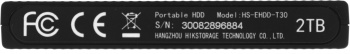 Жесткий диск Hikvision USB3.0 2TB HS-EHDD-T30 2T Black