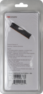 Память DDR4 16Gb 2666MHz Hikvision  HKED4161DAB1D0ZA1/16G