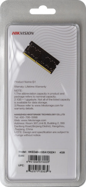 Память DDR4 4Gb 2666MHz Hikvision  HKED4042BBA1D0ZA1/4G