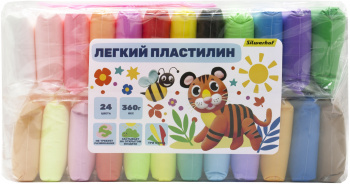 Пластилин легкий Silwerhof Веселые друзья LC24OP-360st