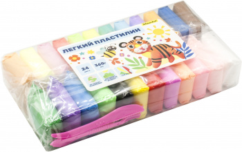 Пластилин легкий Silwerhof Веселые друзья LC24OP-360st