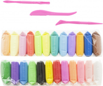 Пластилин легкий Silwerhof Веселые друзья LC24OP-360st