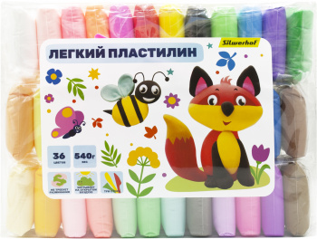Пластилин легкий Silwerhof Веселые друзья LC36OP-540st