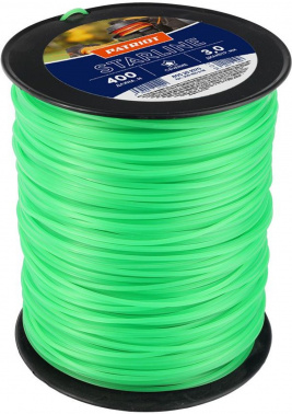 Леска для садовых триммеров Patriot Starline D 3,0 мм L 400 м (звезда, зеленая)