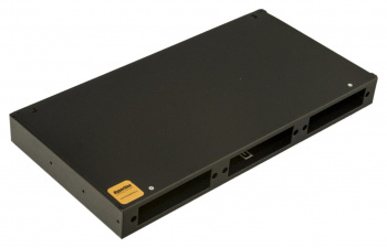 Бокс Hyperline FO-19R-1U-3xSLT-W140H42-24UN-BK